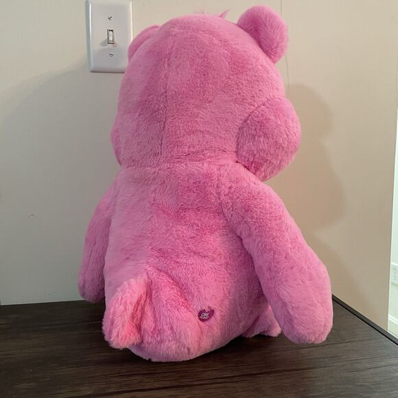 Care Bears 24" Cheer Bear Jumbo Plush Toy 2021 Plushie Stuffed Animal Rainbow - Picture 2 of 9
